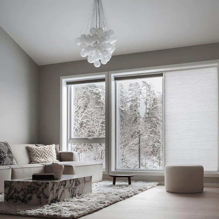Stochastic Chandelier | Glass Spheres, Customizable Design Lighting | Vinlighting | Vinlighting