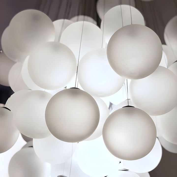 Stochastic Chandelier | Glass Spheres, Customizable Design Lighting | Vinlighting | Vinlighting