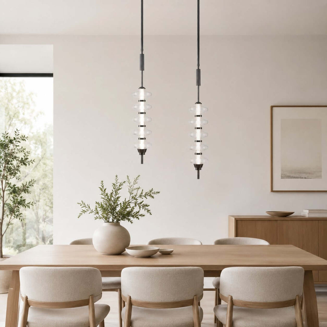 Stratis Pendant Light | Glass LED Pendant Light for Kitchen Islands | Vinlighting