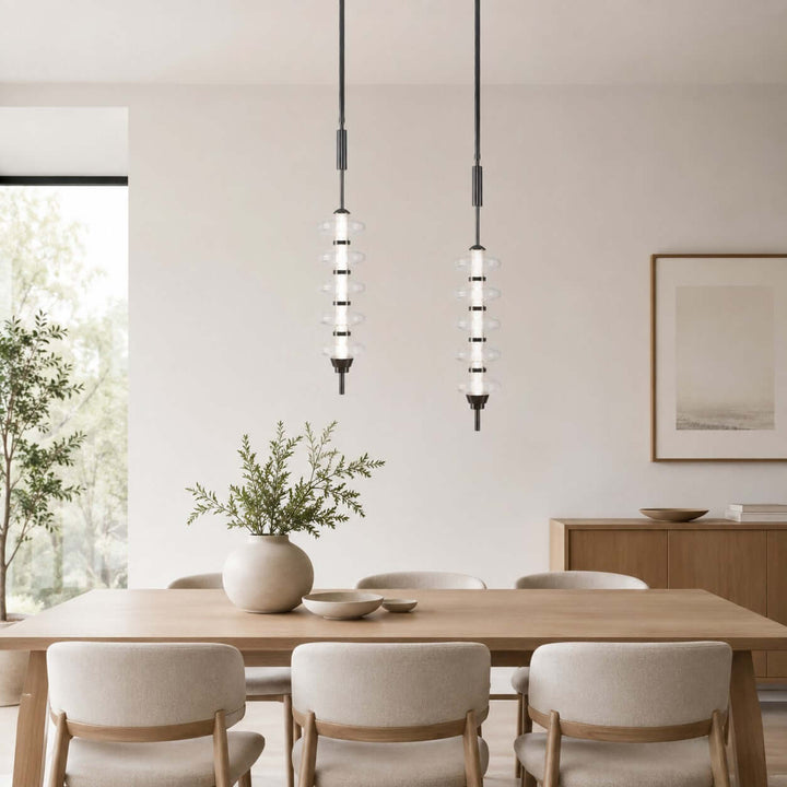 Stratis Pendant Light | Glass LED Pendant Light for Kitchen Islands | Vinlighting