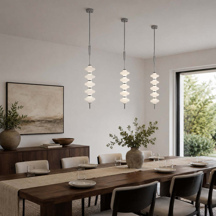 Stratis Pendant Light | Glass LED Pendant Light for Kitchen Islands | Vinlighting