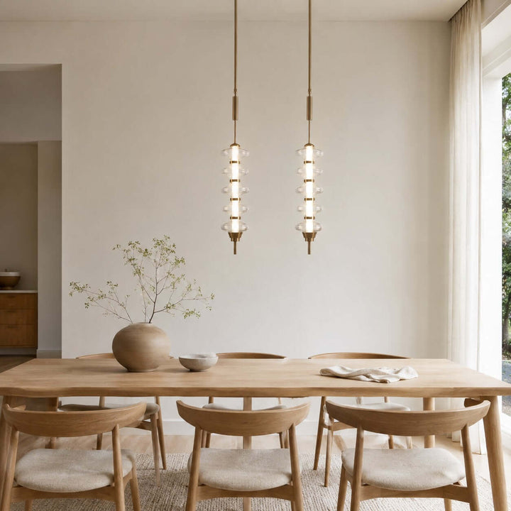 Stratis Pendant Light | Glass LED Pendant Light for Kitchen Islands | Vinlighting