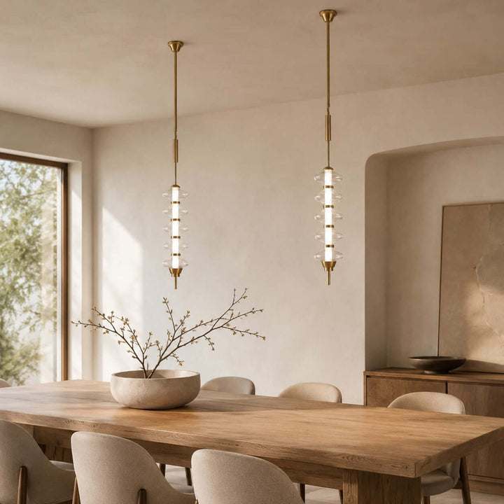 Stratis Pendant Light | Glass LED Pendant Light for Kitchen Islands | Vinlighting