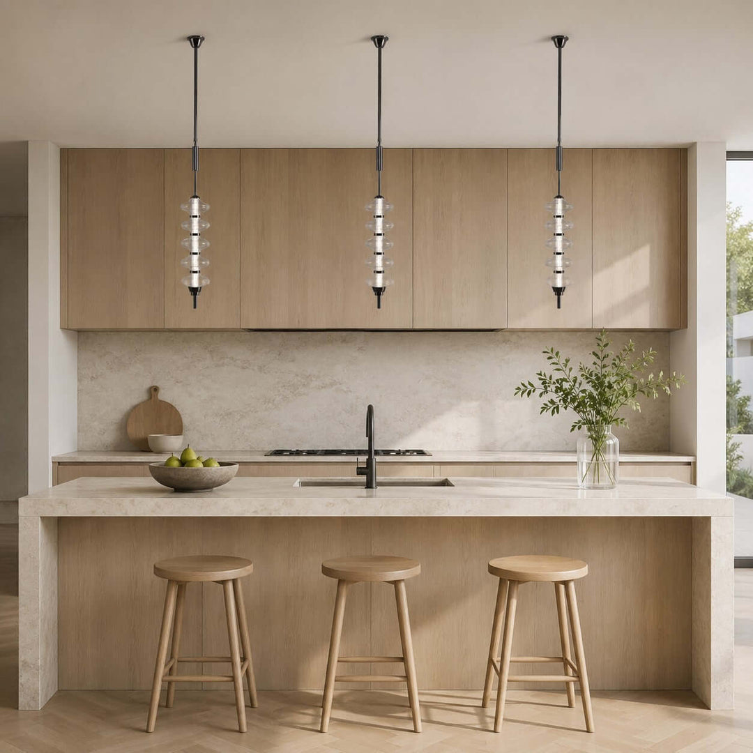 Stratis Pendant Light | Glass LED Pendant Light for Kitchen Islands | Vinlighting