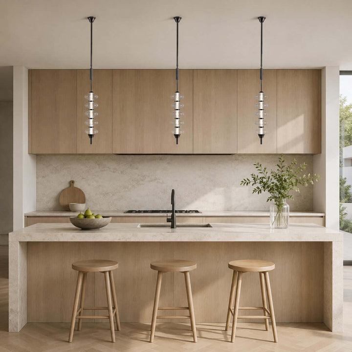 Stratis Pendant Light | Glass LED Pendant Light for Kitchen Islands | Vinlighting