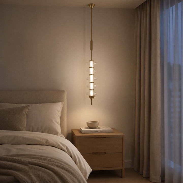 Stratis Pendant Light | Glass LED Pendant Light for Kitchen Islands | Vinlighting