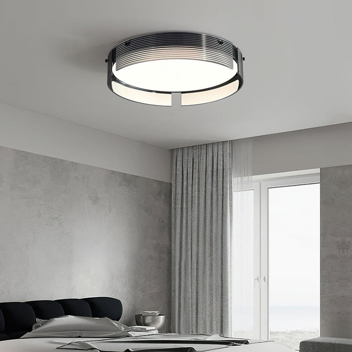 Stripe Brass Ceiling Lamp – Modern Copper & Glass Lighting | Vinlighting | Vinlighting