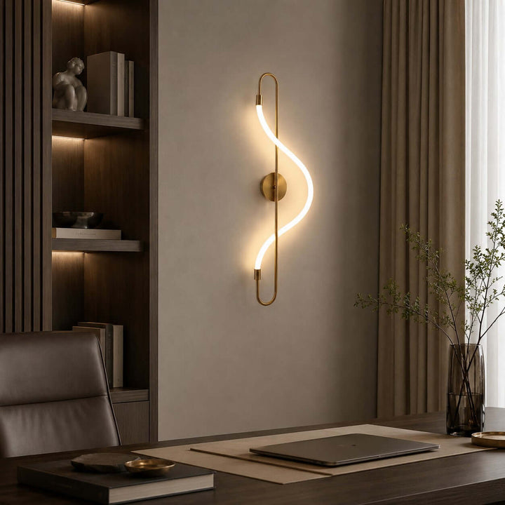 Swaylen Wall Sconce - Modern Gold Wall Light for Bedrooms and Halls | Vinlighting