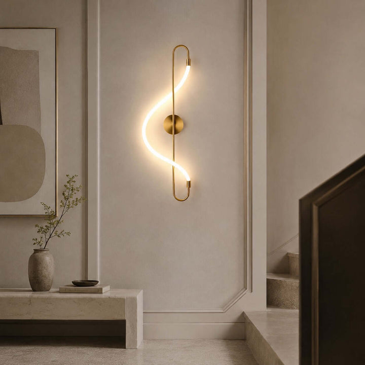 Swaylen Wall Sconce - Modern Gold Wall Light for Bedrooms and Halls | Vinlighting