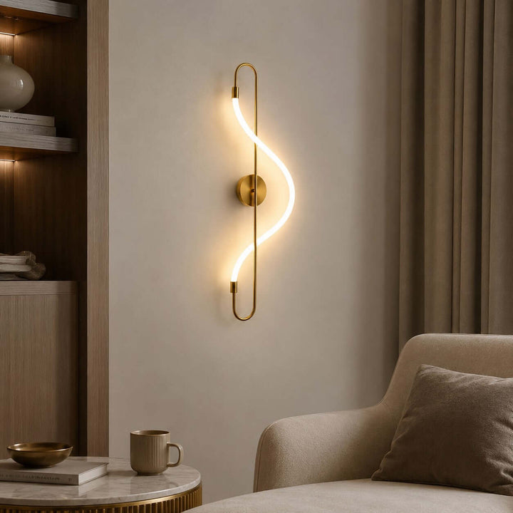 Swaylen Wall Sconce - Modern Gold Wall Light for Bedrooms and Halls | Vinlighting