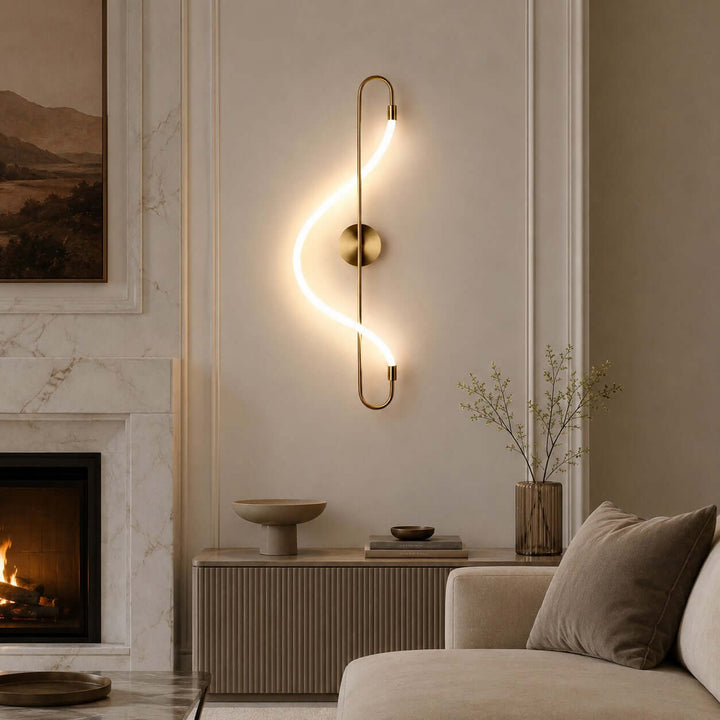Swaylen Wall Sconce - Modern Gold Wall Light for Bedrooms and Halls | Vinlighting