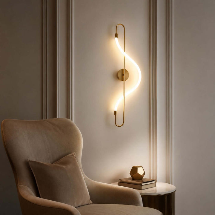 Swaylen Wall Sconce - Modern Gold Wall Light for Bedrooms and Halls | Vinlighting