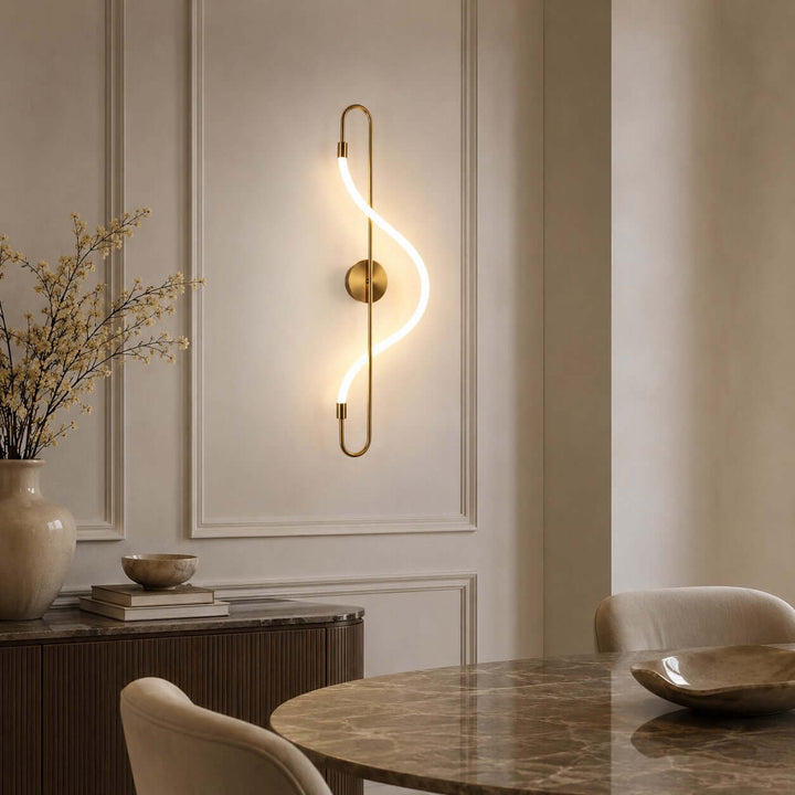 Swaylen Wall Sconce - Modern Gold Wall Light for Bedrooms and Halls | Vinlighting
