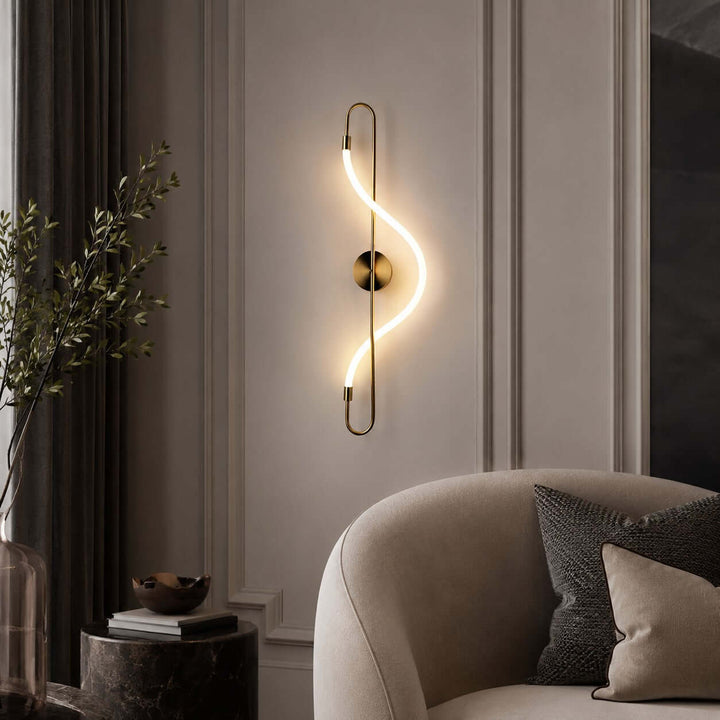 Swaylen Wall Sconce - Modern Gold Wall Light for Bedrooms and Halls | Vinlighting