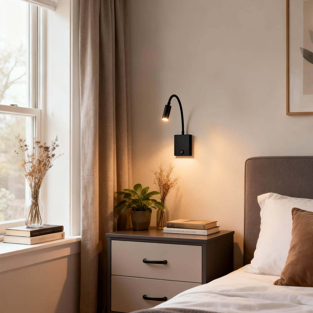 Syklo Round Wall Light – Creative Statement Bedside Reading Lamp