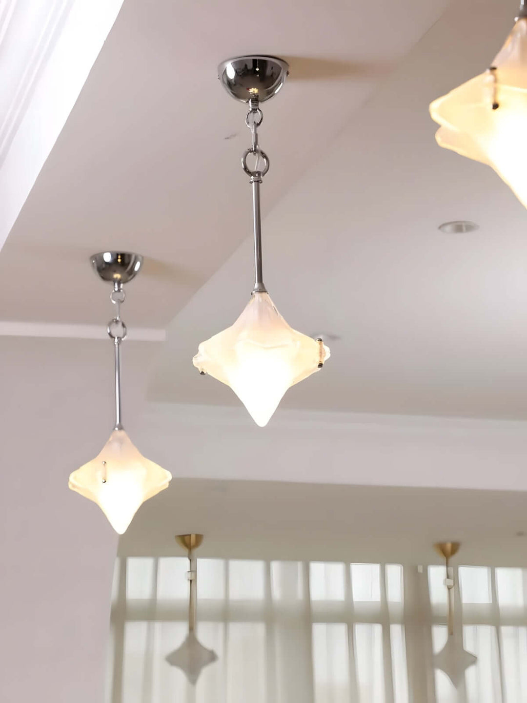 Sylume Pendant Light | Modern Minimalist Glass Aisle Lamp