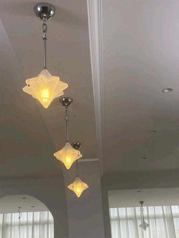 Sylume Pendant Light | Modern Minimalist Glass Aisle Lamp