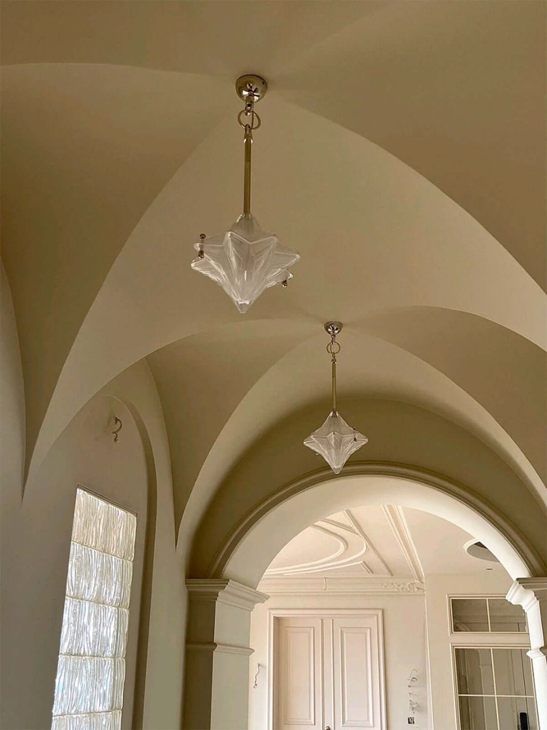 Sylume Pendant Light | Modern Minimalist Glass Aisle Lamp