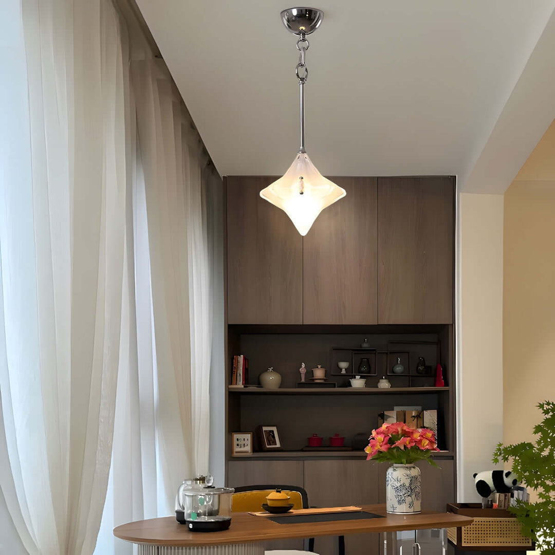 Sylume Pendant Light | Modern Minimalist Glass Aisle Lamp