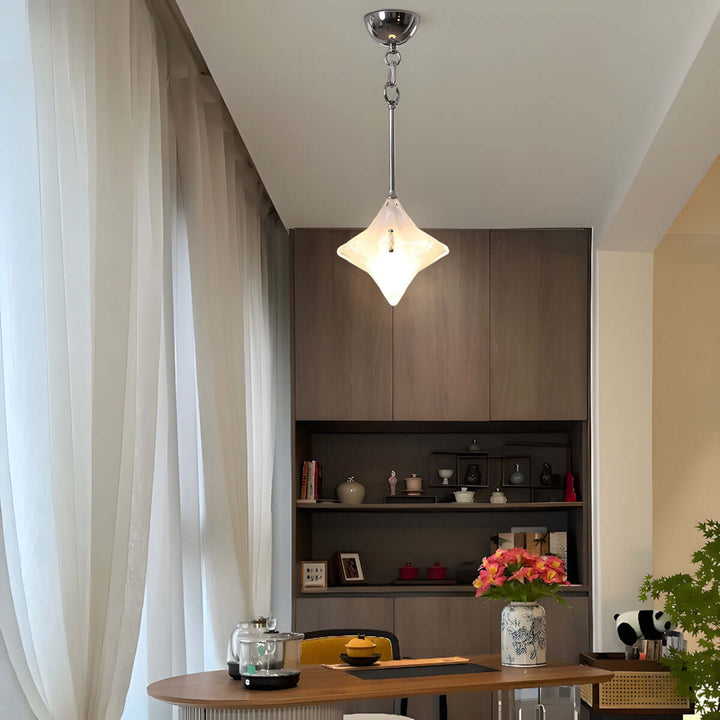 Sylume Pendant Light | Modern Minimalist Glass Aisle Lamp