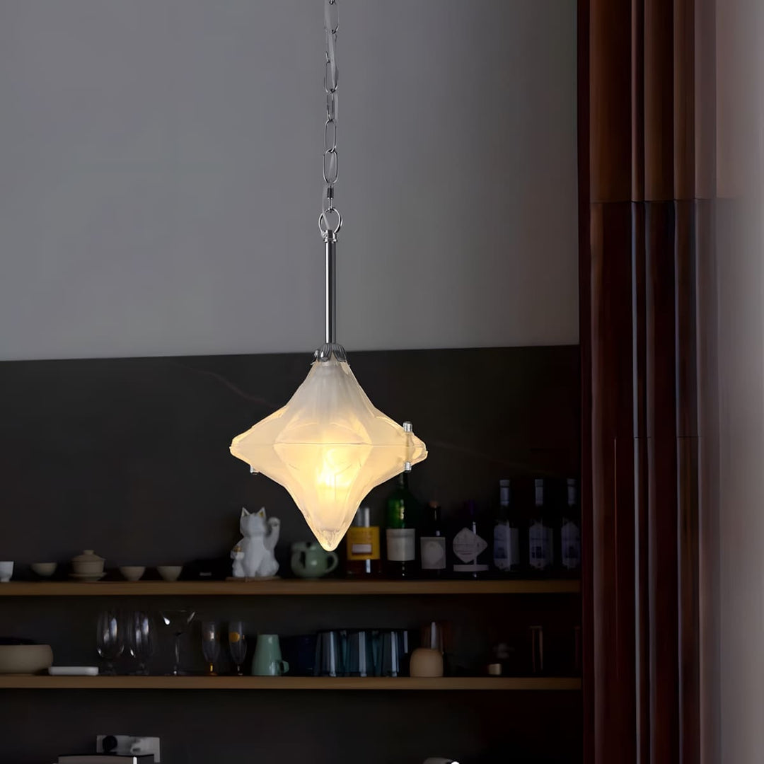 Sylume Pendant Light | Modern Minimalist Glass Aisle Lamp