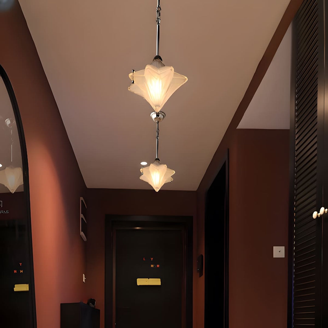 Sylume Pendant Light | Modern Minimalist Glass Aisle Lamp