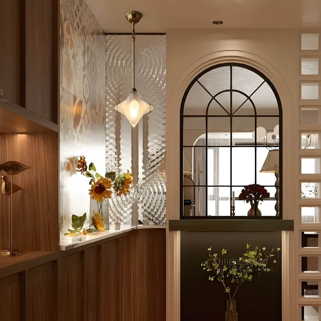 Sylume Pendant Light | Modern Minimalist Glass Aisle Lamp