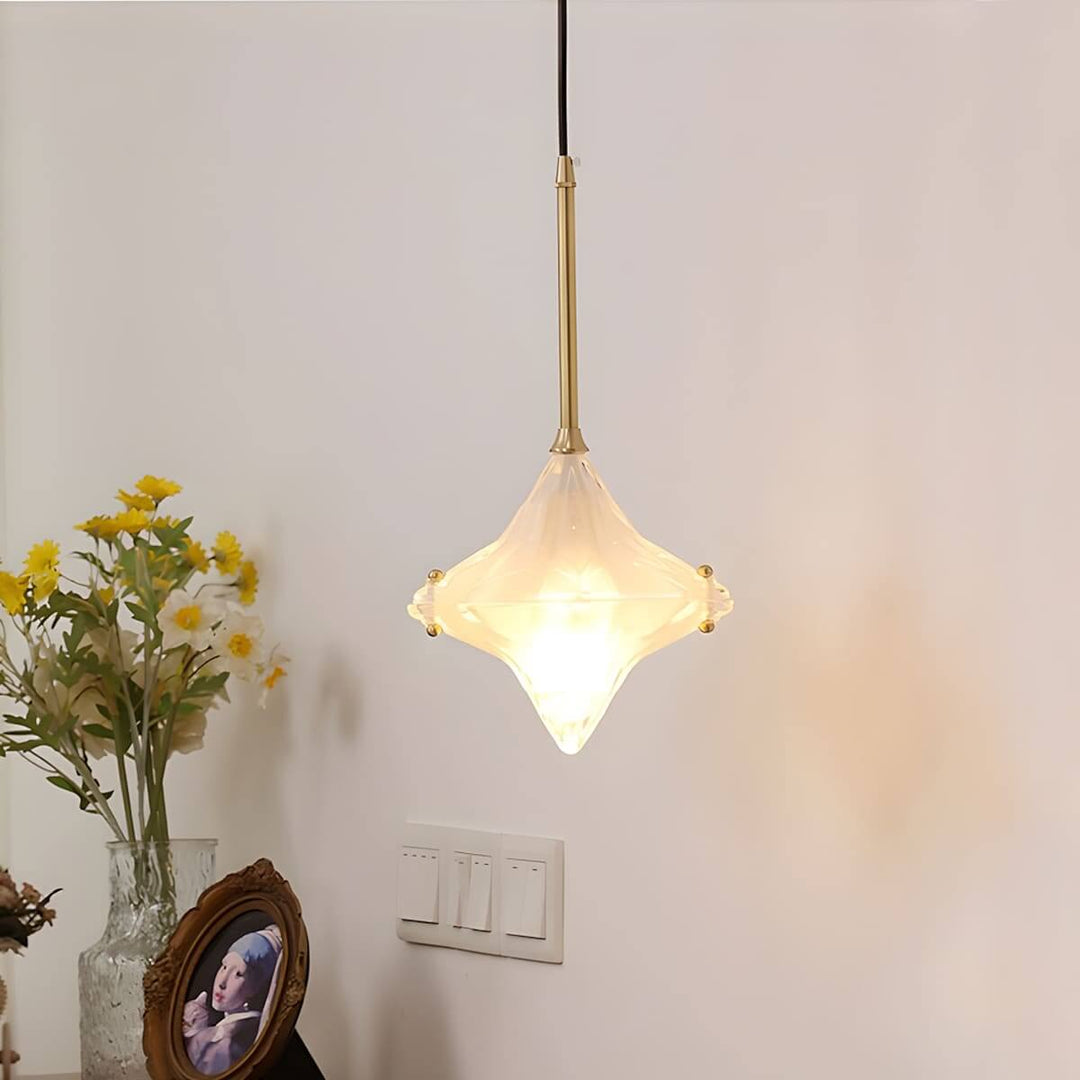 Sylume Star Pendant Lamp – Creative Star Glass Bedside Lamp