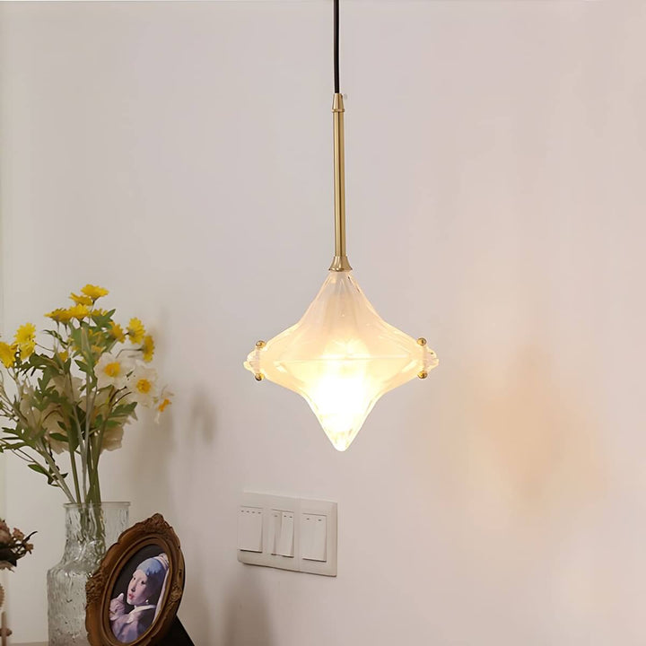 Sylume Star Pendant Lamp – Creative Star Glass Bedside Lamp