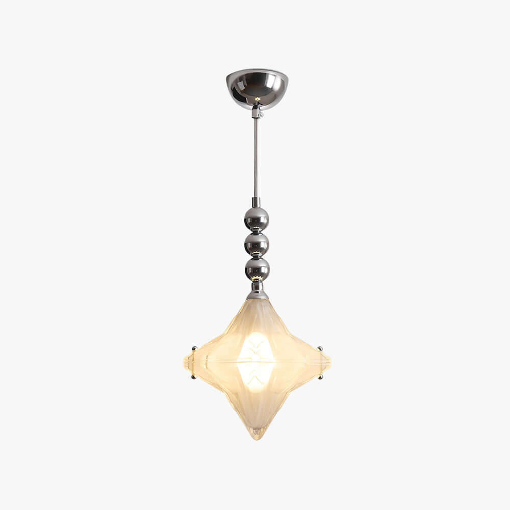 Syluna Pendant Light – Mid-Century Modern Star Glass Chandelier