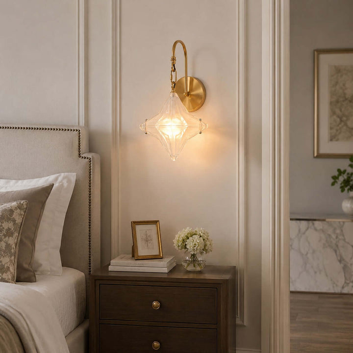 Syluna Wall Sconce | Modern Frosted Glass Wall Sconce for Hallway