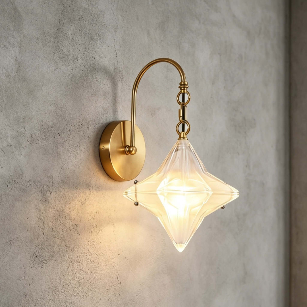 Syluna Wall Sconce | Modern Frosted Glass Wall Sconce for Hallway