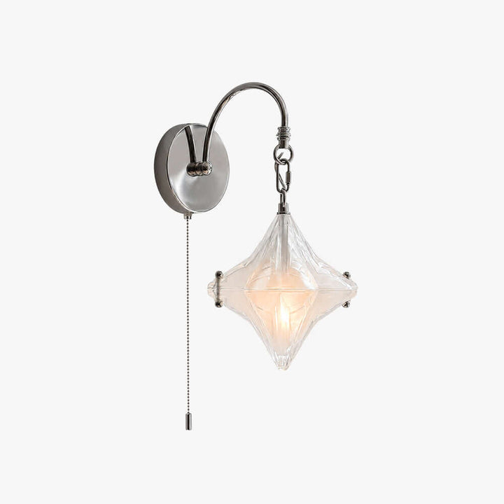 Syluna Wall Sconce(With Switch) | Modern Frosted Glass Wall Sconce