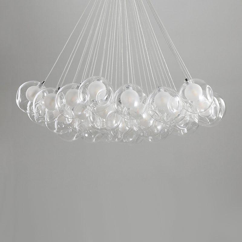 T28 Cluster Chandelier | Unique Glass Pendant Lighting, Modern Design | Vinlighting | Vinlighting