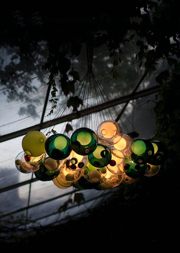 T28 Cluster Chandelier | Unique Glass Pendant Lighting, Modern Design | Vinlighting | Vinlighting