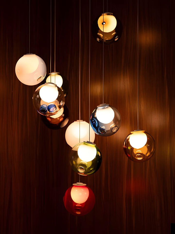 T28 Cluster Chandelier | Unique Glass Pendant Lighting, Modern Design | Vinlighting | Vinlighting
