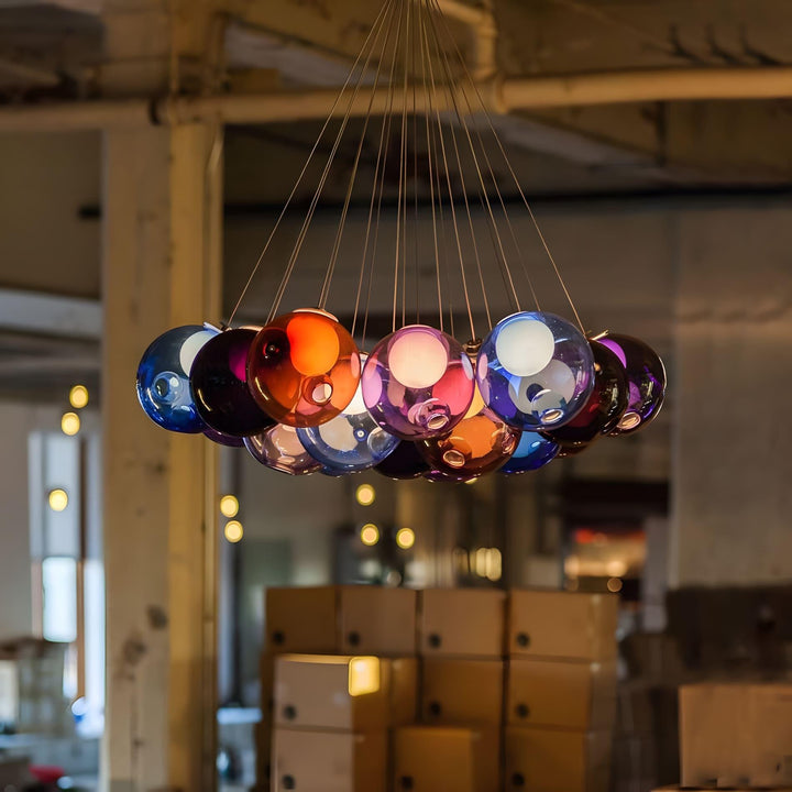 T28 Cluster Chandelier | Unique Glass Pendant Lighting, Modern Design | Vinlighting | Vinlighting