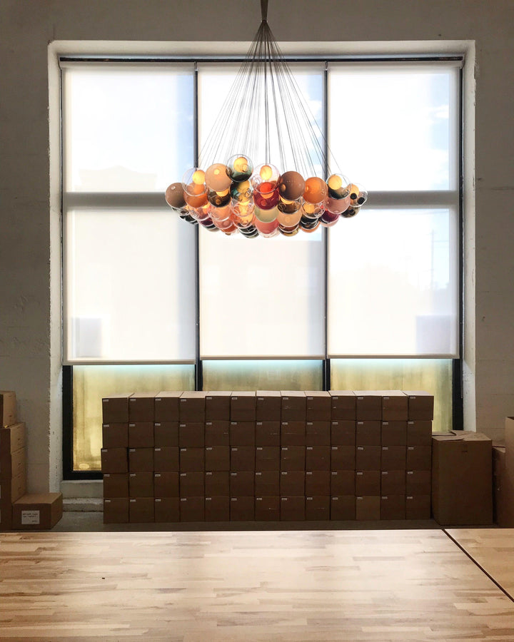 T28 Cluster Chandelier | Unique Glass Pendant Lighting, Modern Design | Vinlighting | Vinlighting