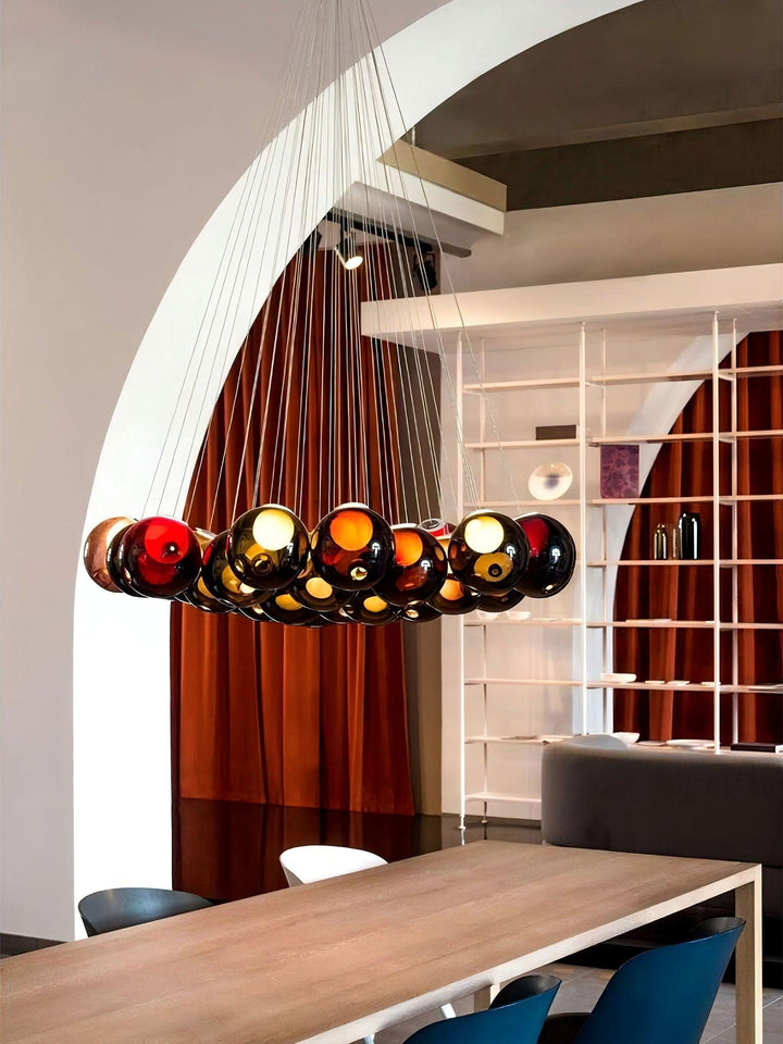T28 Cluster Chandelier | Unique Glass Pendant Lighting, Modern Design | Vinlighting | Vinlighting