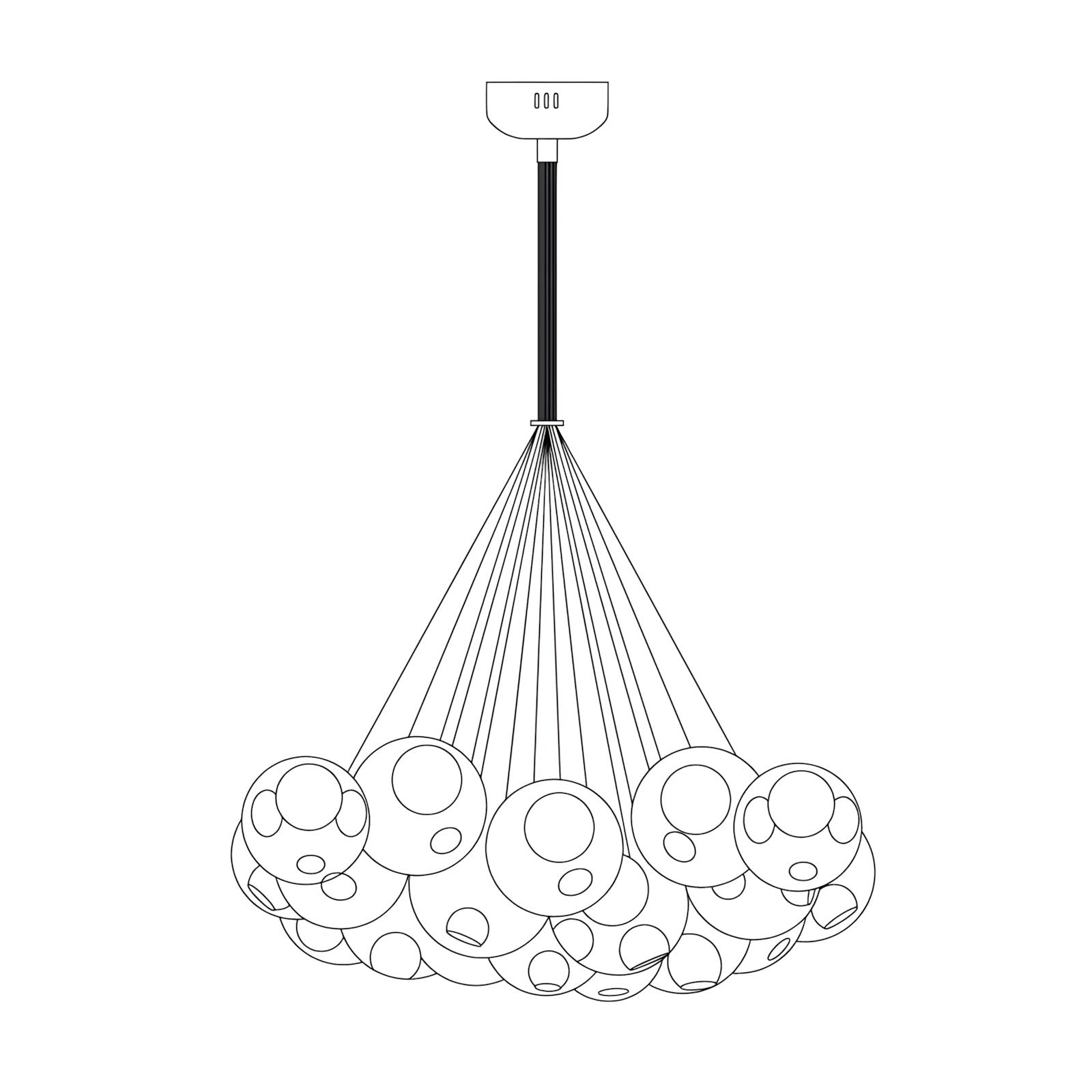 T28 Cluster Chandelier