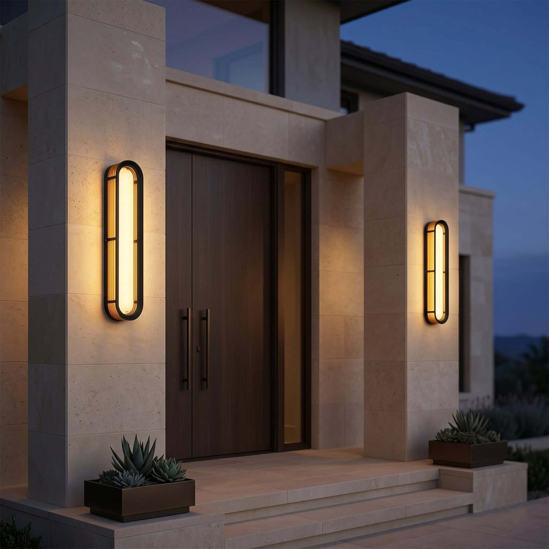 Talvric Wall Light - Modern Minimalist Geometric Outdoor Light