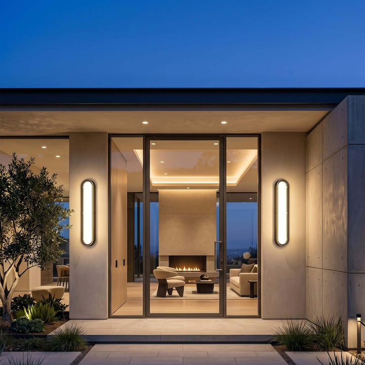Talvric Wall Light - Modern Minimalist Geometric Outdoor Light