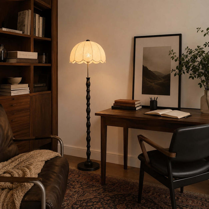 Tamber Vintage Floor Lamp for Living Room or Bedroom Corners
