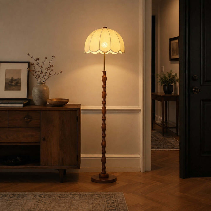 Tamber Vintage Floor Lamp for Living Room or Bedroom Corners