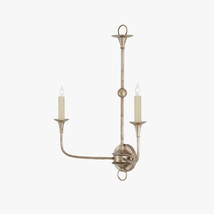 Tauren Wall Lamp – French Vintage Distressed Candlestick Design