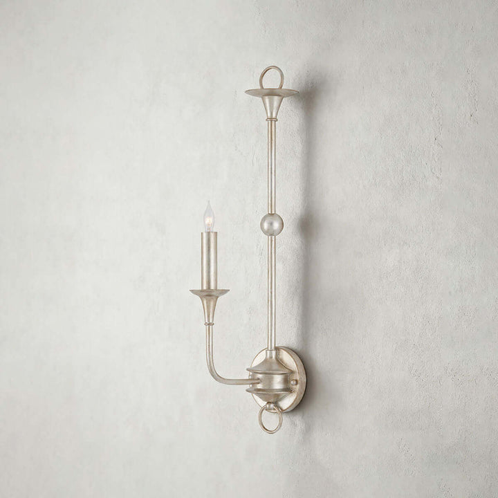 Tauren Wall Lamp – French Vintage Distressed Candlestick Design