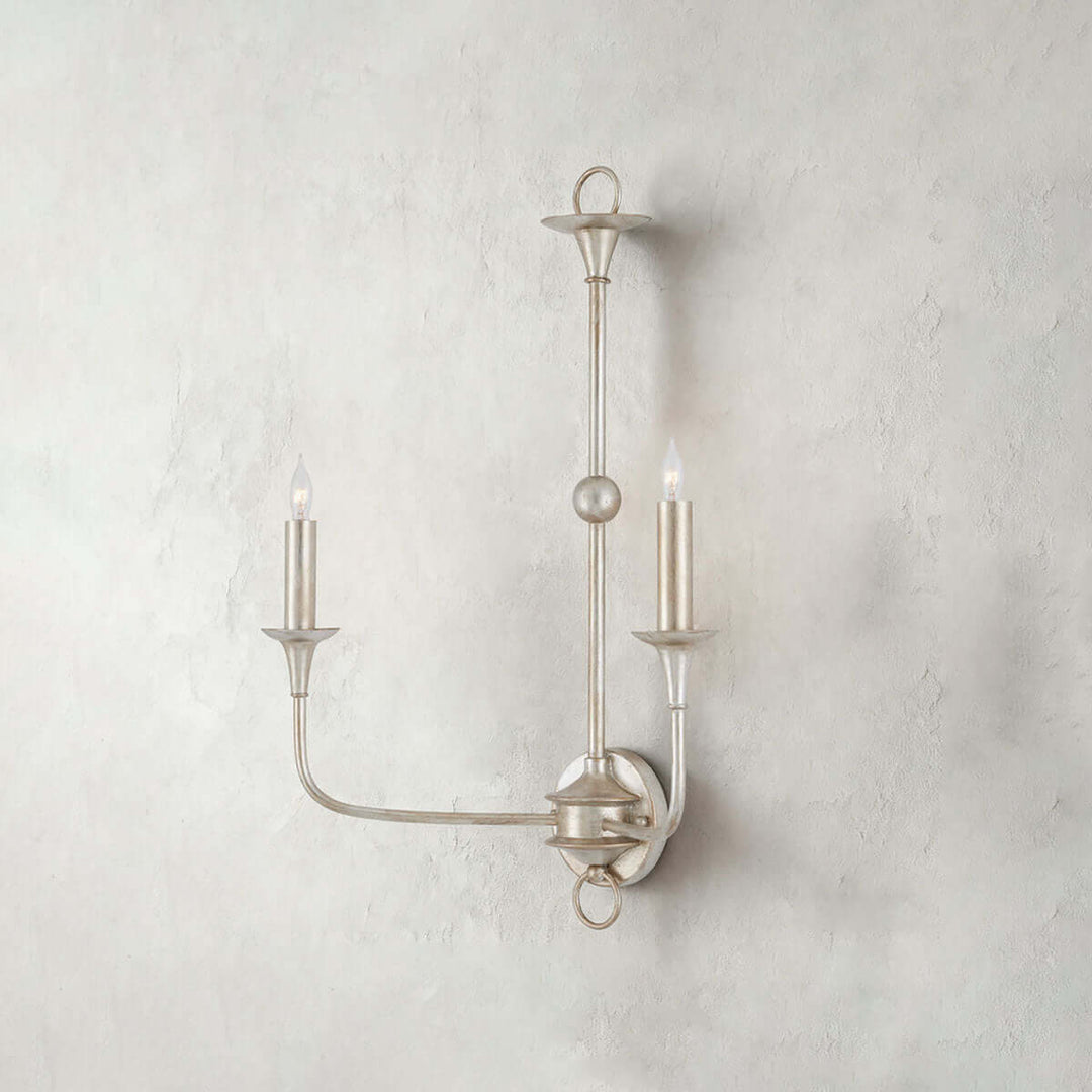 Tauren Wall Lamp – French Vintage Distressed Candlestick Design