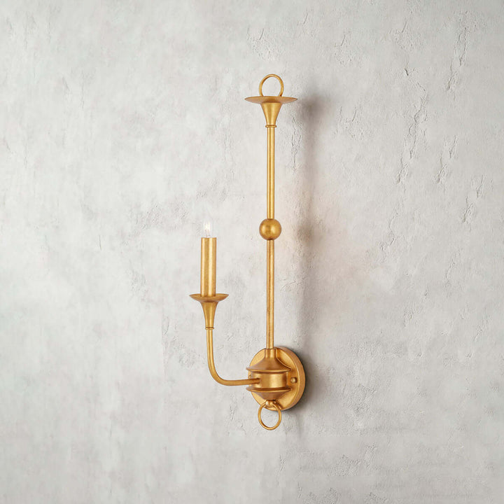 Tauren Wall Lamp – French Vintage Distressed Candlestick Design