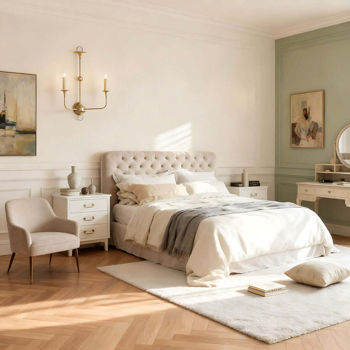 Tauren Wall Lamp – French Vintage Distressed Candlestick Design