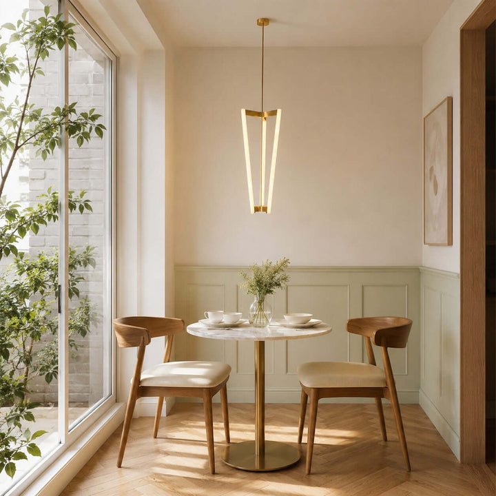 Modern Acrylic LED Chandelier for Dining Rooms and Entries | Vinlighting